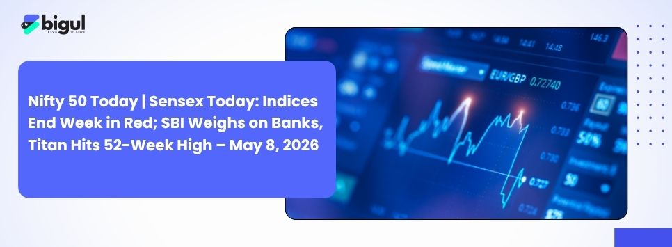 Nifty 50 Today | Sensex Today: Markets End Lower as SBI Drags Banks